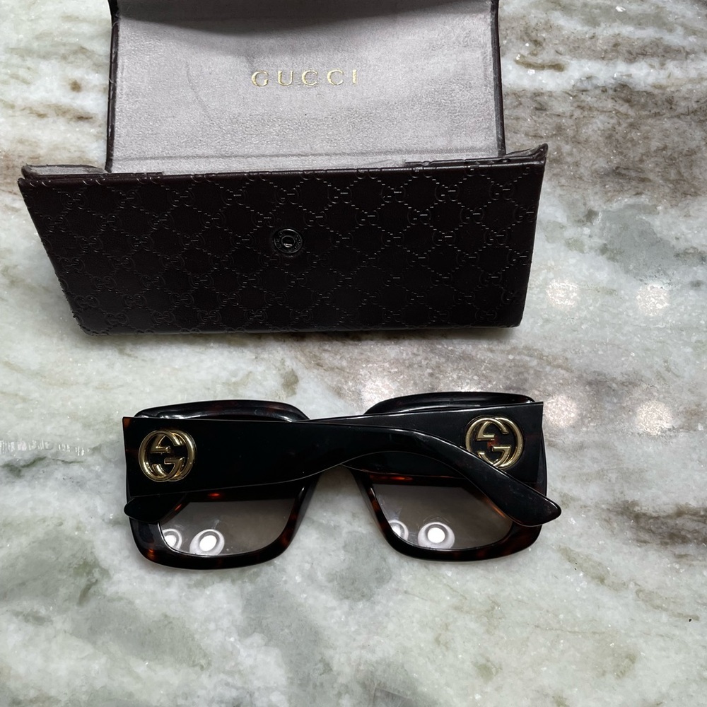 Gucci Tortoise Sunglasses